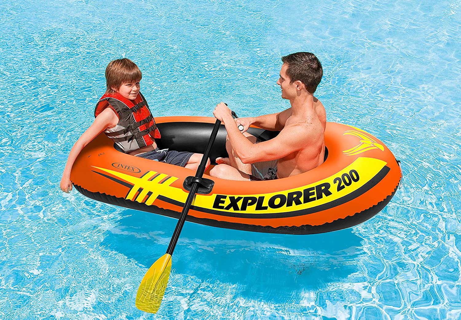 Intex Explorer Inflatable Boat River Float Swimming Pool Accessories Cup Holders 